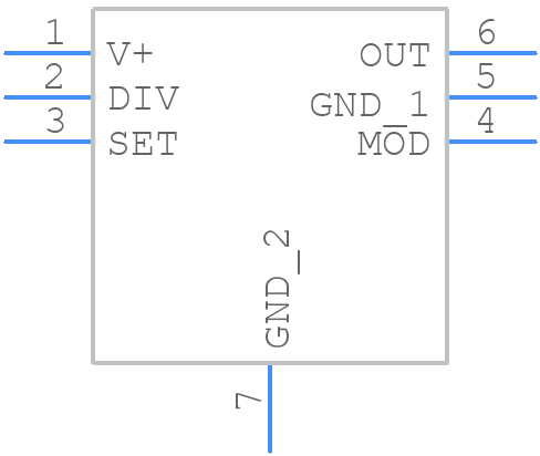 LTC6992CDCB-3#TRMPBF - Analog Devices - PCB symbol