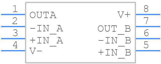 LMP2022MA - Texas Instruments - PCB symbol