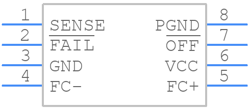 MAX6684ESA+T - Analog Devices - PCB symbol