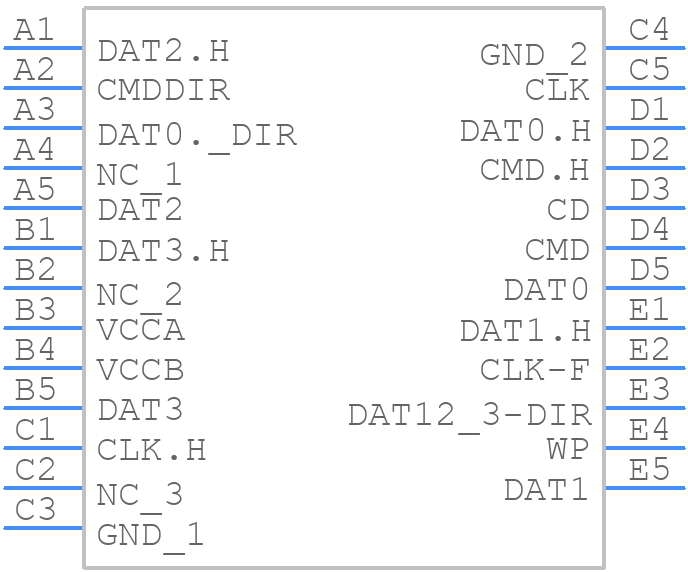 ST6G3238BETBR - STMicroelectronics - PCB symbol