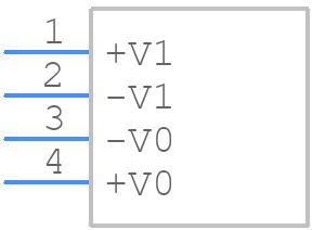 DCH010515SN7 - Texas Instruments - PCB symbol