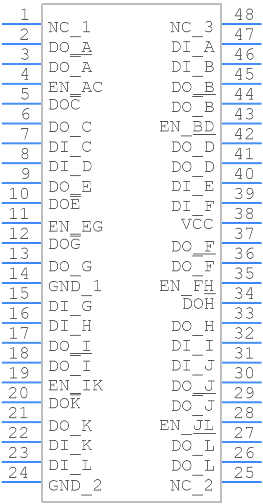DS89C387TMEA/NOPB - Texas Instruments - PCB symbol