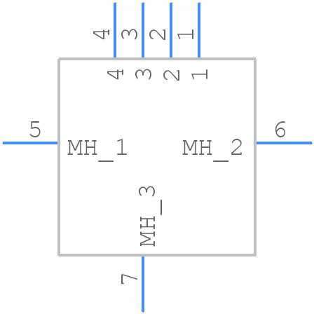 89485-8000 - Molex - PCB symbol