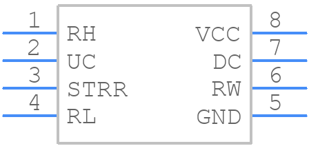 DS1809U-010+ - Analog Devices - PCB symbol