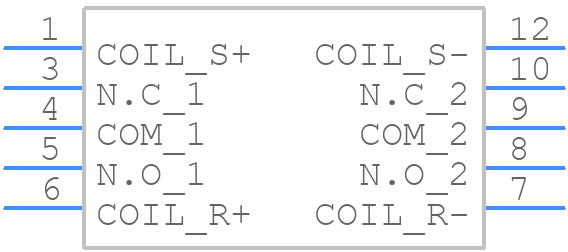 G6SK-2F 5DC - OMRON Electronics - PCB symbol
