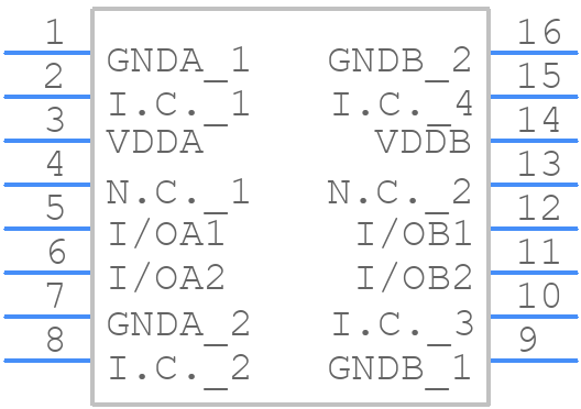 MAX14937AWE+T - Analog Devices - PCB symbol