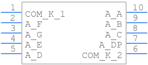 SC32-11SRWA - Kingbright - PCB symbol