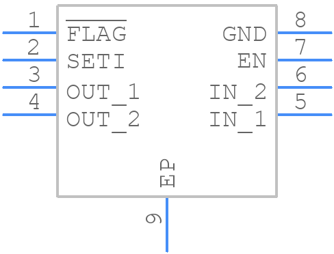 MAX14575CETA+T - Analog Devices - PCB symbol