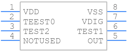 MLX90360KDC-ACD-000-TU - Melexis - PCB symbol