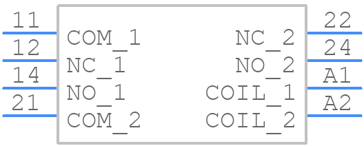 95.15.2SMA - FINDER - PCB symbol