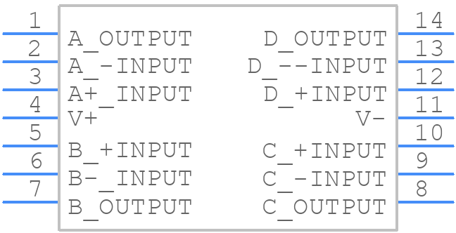 NJM2902V-TE2 - Nisshinbo - PCB symbol