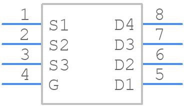 SI4838DY-T1-E3 - Vishay - PCB symbol