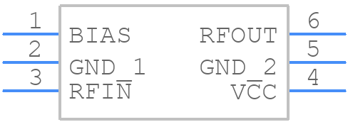 MAX2644EXT+T - Analog Devices - PCB symbol