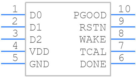 TPL5000DGSR - Texas Instruments - PCB symbol
