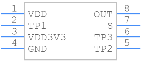 AS5161-HSOM - ams OSRAM - PCB symbol