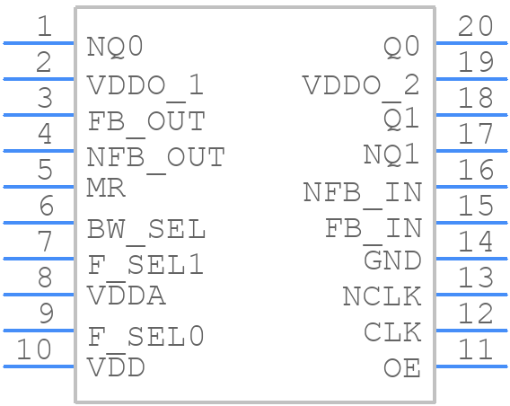 874002AG-02LF - Renesas Electronics - PCB symbol