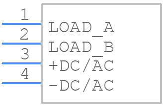 MCX240D5 - CRYDOM - PCB symbol