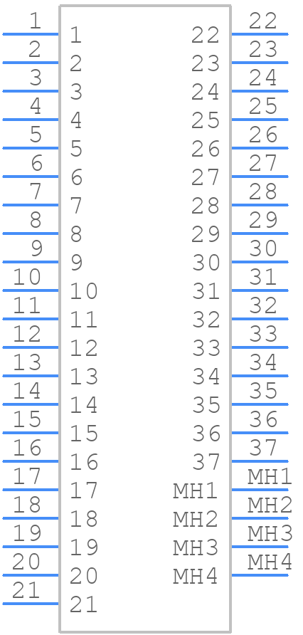 207890-2 - TE Connectivity - PCB symbol