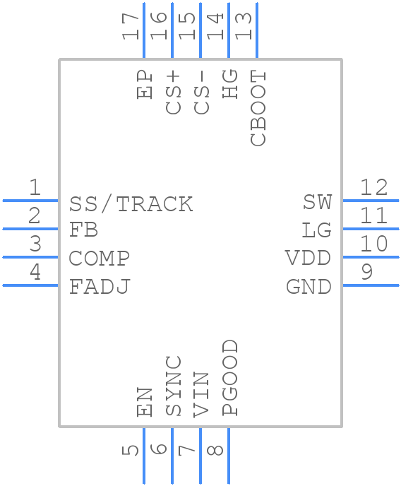 LM27402SQX/NOPB - Texas Instruments - PCB symbol