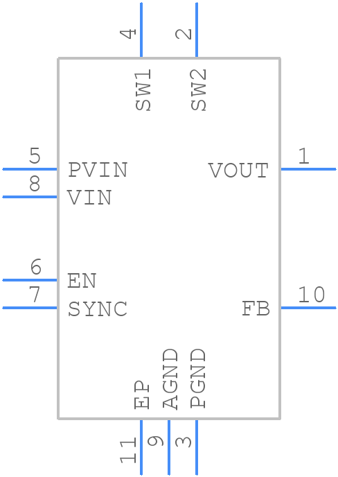 ADP2504ACPZ-3.3-R7 - Analog Devices - PCB symbol