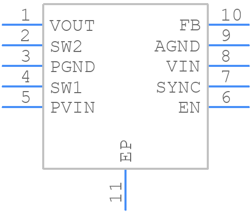 ADP2504ACPZ-3.5-R7 - Analog Devices - PCB symbol