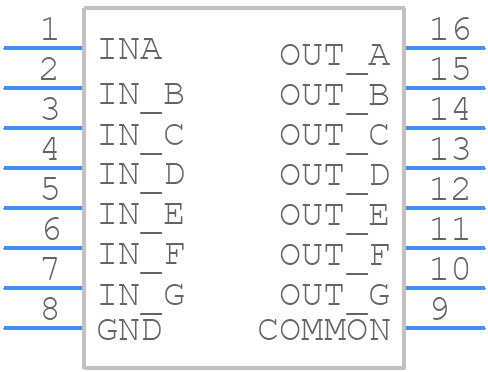 DS2003MJ - Texas Instruments - PCB symbol