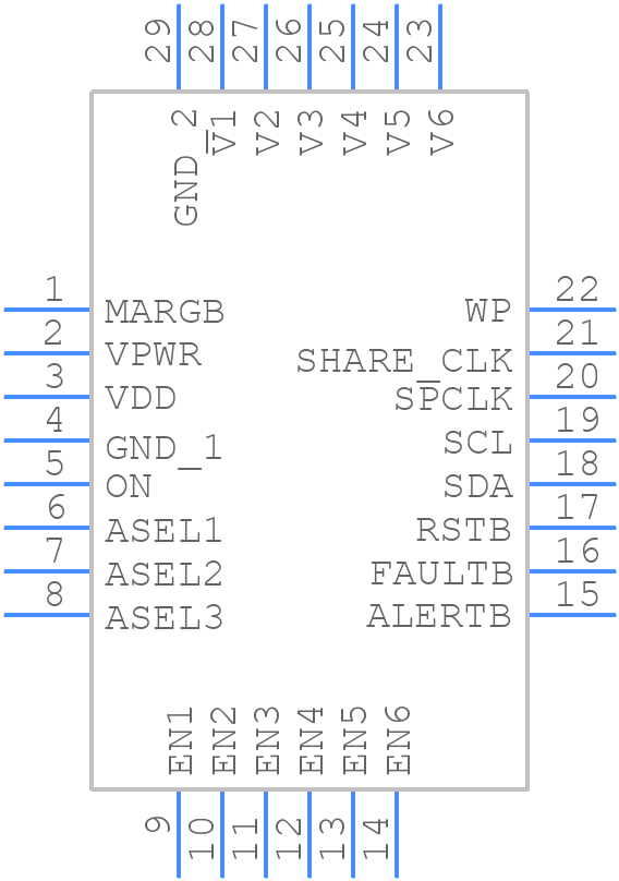 LTC2937MPUHE#PBF - Analog Devices - PCB symbol