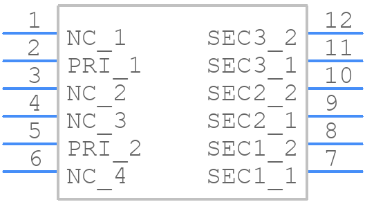 0399-T208 - Sumida - PCB symbol