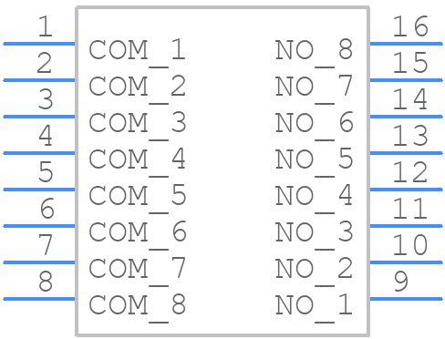 NDI-08S-V - Diptronics - PCB symbol