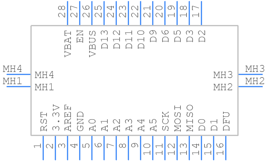 2829 - Adafruit - PCB symbol