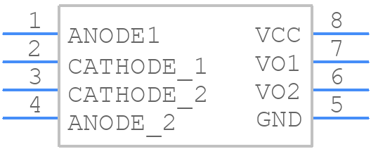 PS9817A-2-AX - Renesas Electronics - PCB symbol