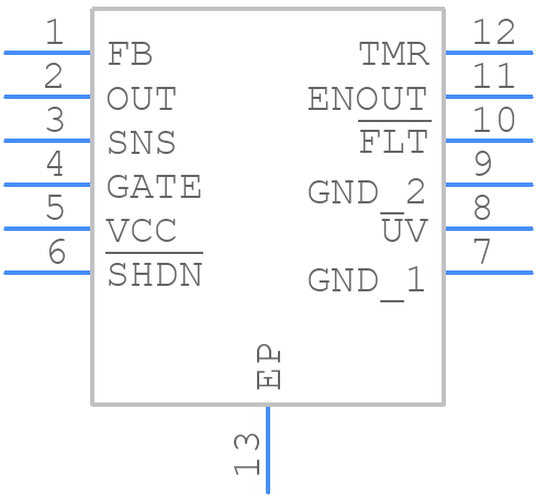 LT4363CDE-1#PBF - Analog Devices - PCB symbol