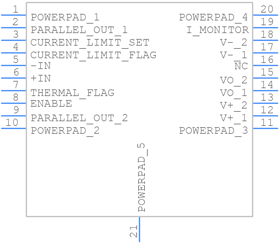 OPA569AIDWPR - Texas Instruments - PCB symbol