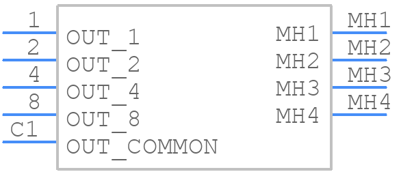 25LR22-H-Z - Grayhill - PCB symbol