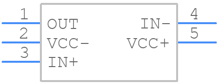 TSV911IYLT - STMicroelectronics - PCB symbol