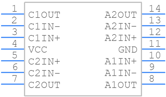 TLV2304IPWR - Texas Instruments - PCB symbol