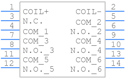 SFS5-DC12V - Panasonic - PCB symbol
