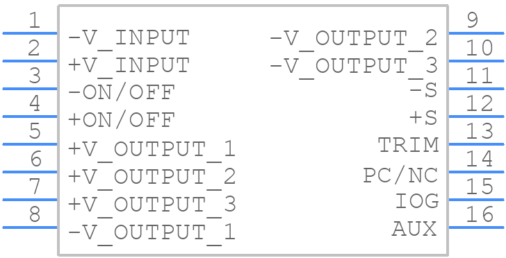 CFB600-24S32 - Cincon - PCB symbol