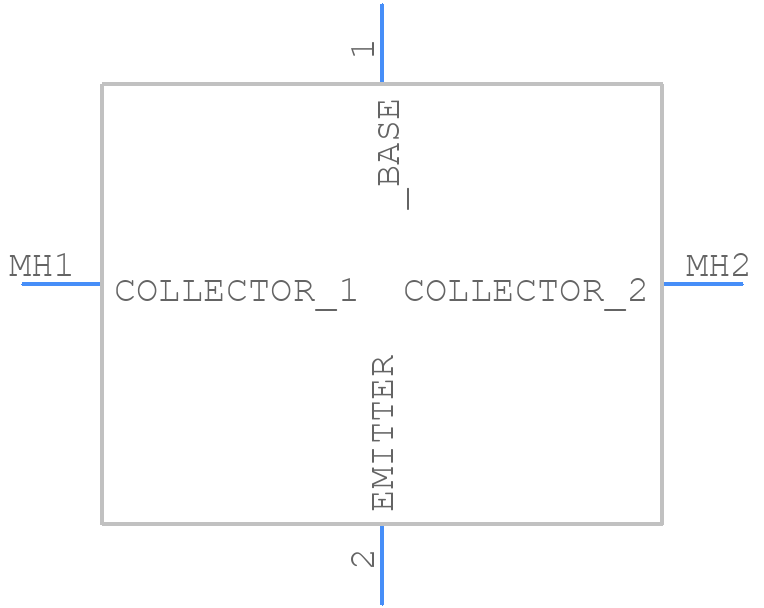 2N3055 TIN/LEAD - Central Semiconductor - PCB symbol