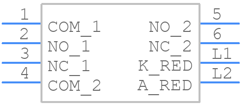 UB25RKW035C - NKK Switches - PCB symbol
