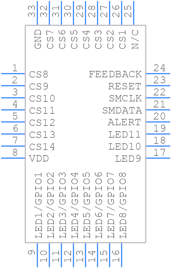 CAP1214-1-EZK-TR - Microchip - PCB symbol