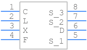 DPA423PN - Power Integrations - PCB symbol