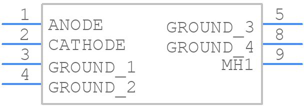 HFBR-1537Z - Avago Technologies - PCB symbol