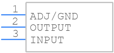 TLV1117CKCS - Texas Instruments - PCB symbol