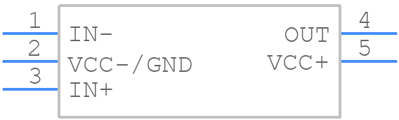 TLV1391CDBVR - Texas Instruments - PCB symbol