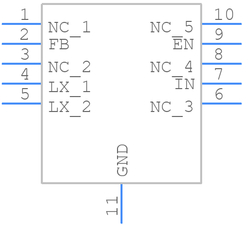 SY7304DBC - Silergy - PCB symbol