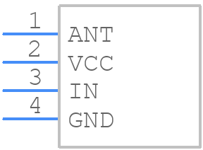 QAM-TX2-433 - RF SOLUTIONS - PCB symbol