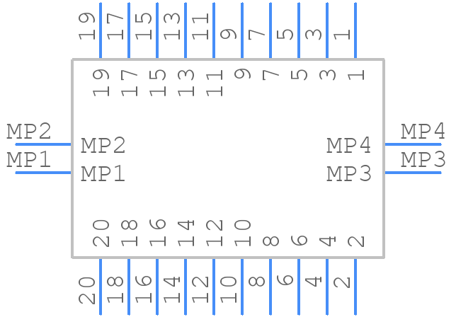 FH12-20S-0.5SV(55) - Hirose - PCB symbol