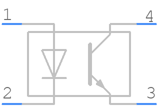 SFH615A-3X009 - Vishay - PCB symbol