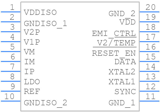 ADE7933ARIZ - Analog Devices - PCB symbol